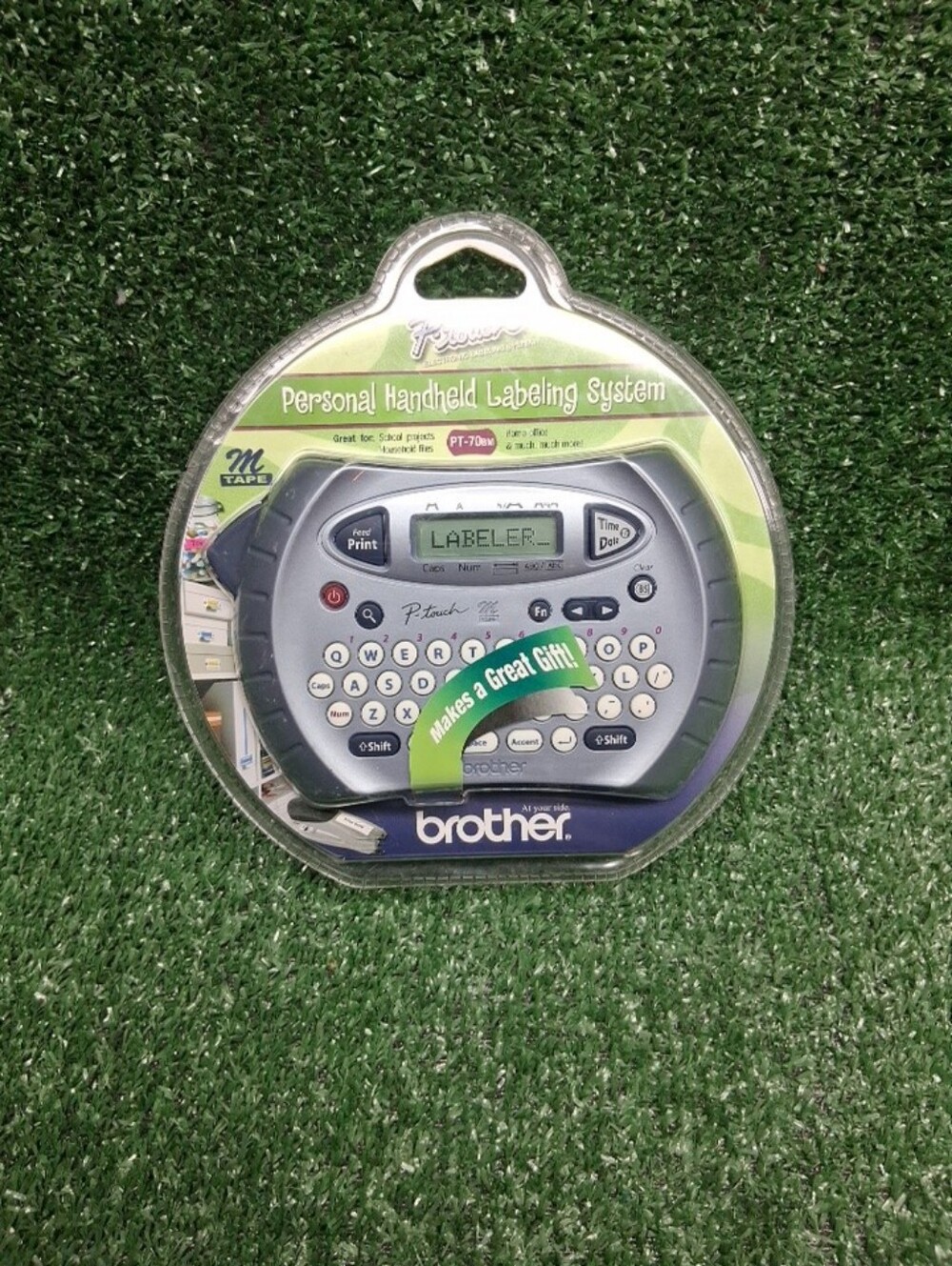 BROTHER P-Touch Labeling System Handheld LABEL MAKER PT-70BM New